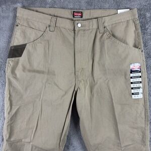 Wrangler Workwear Technician Pant Mens Size 40x32 Dark Khaki Ripstop NWT